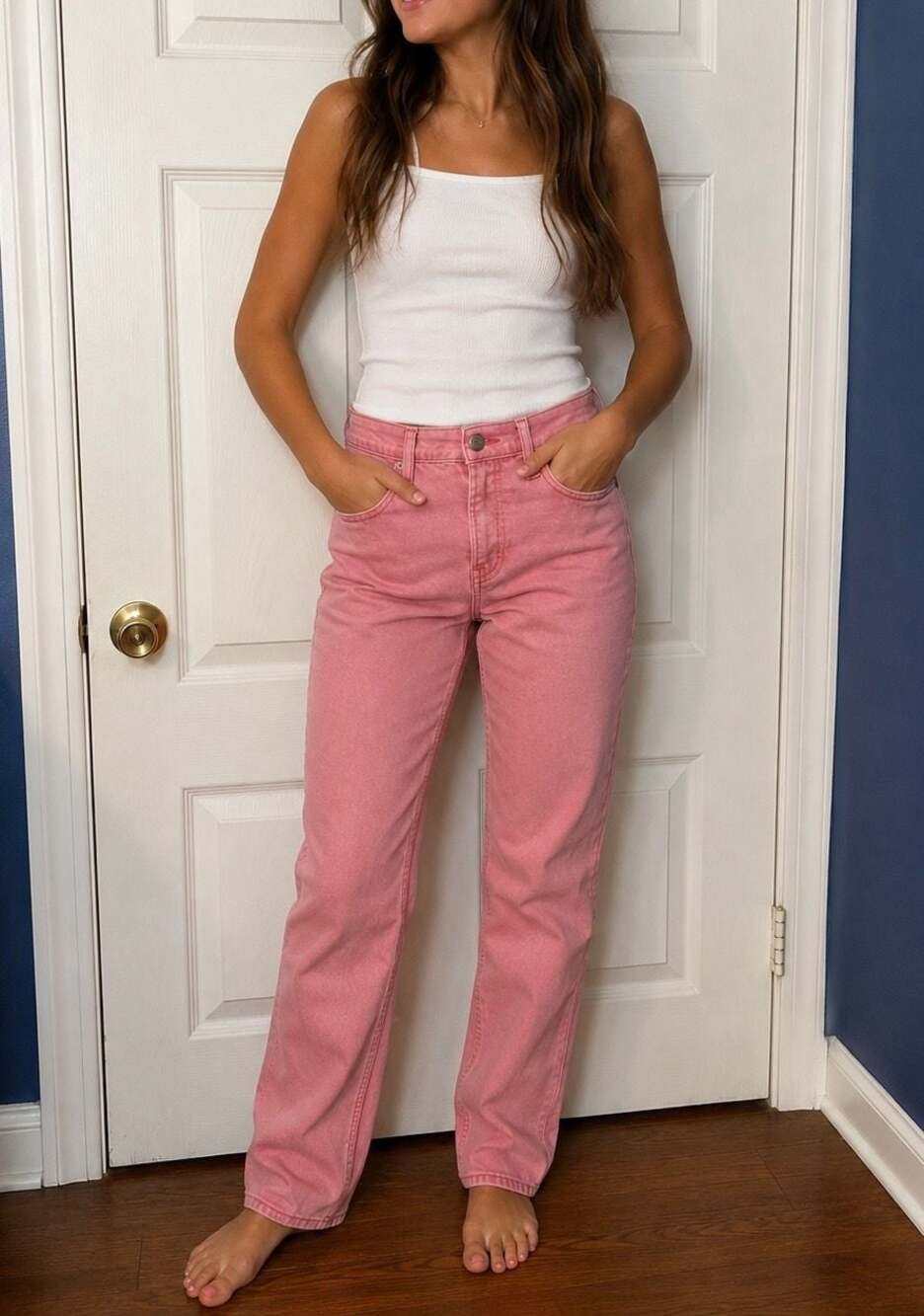 Gap True Skinny Pink Jeans Size 28R